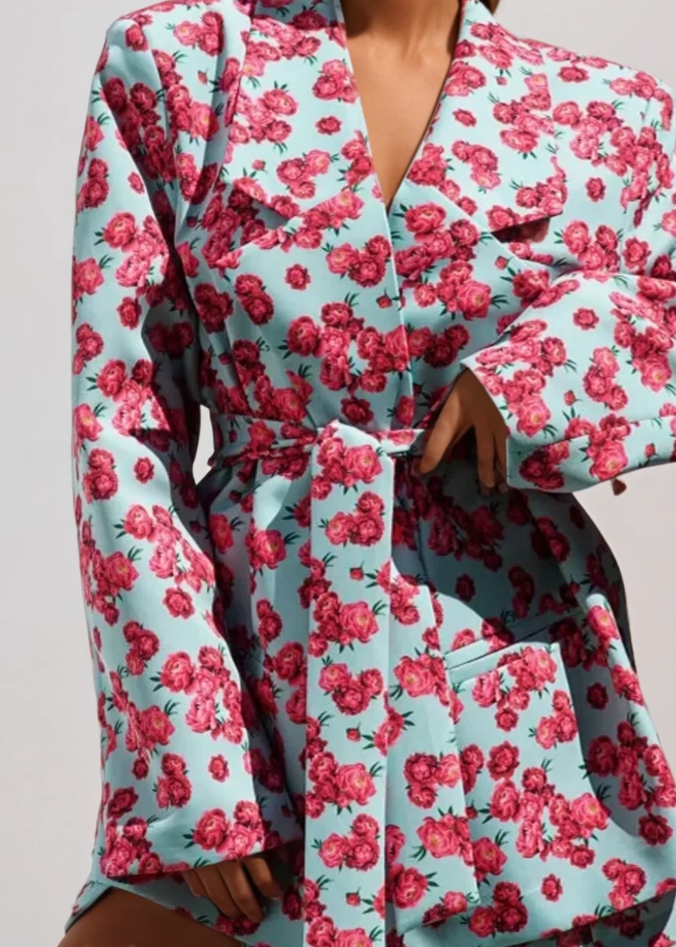 Blossom Breeze Blazer Dress