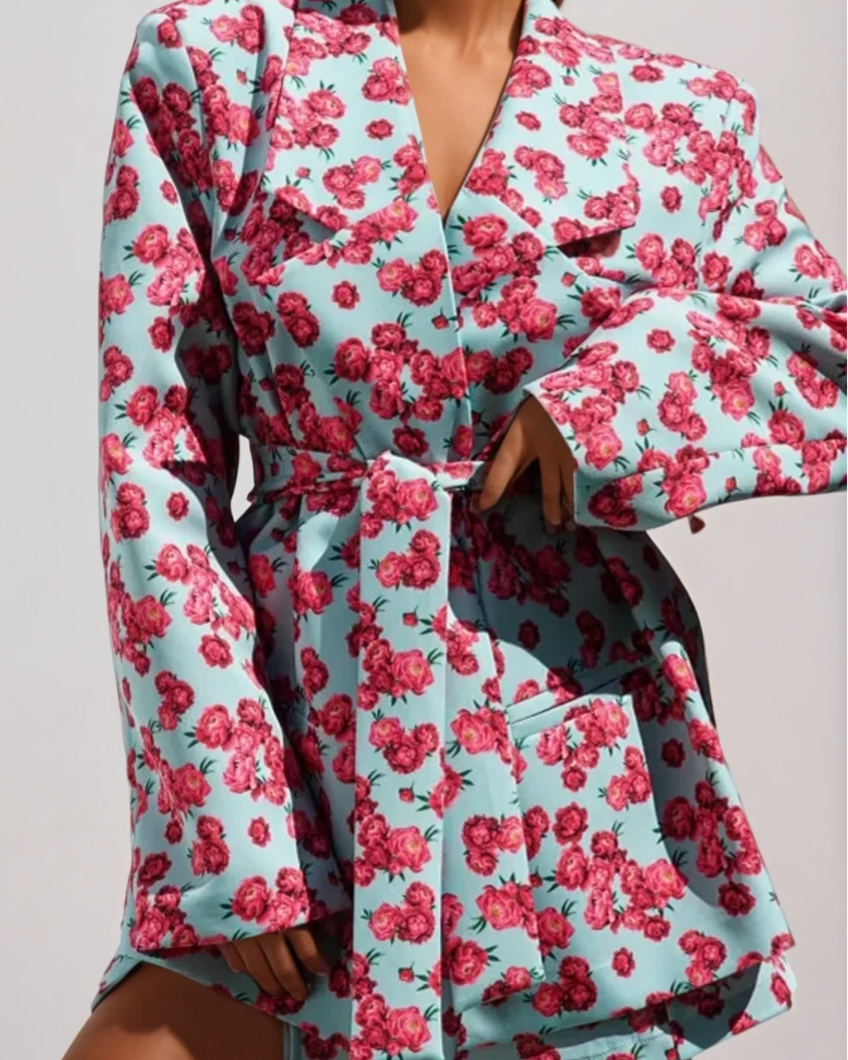 Blossom Breeze Blazer Dress