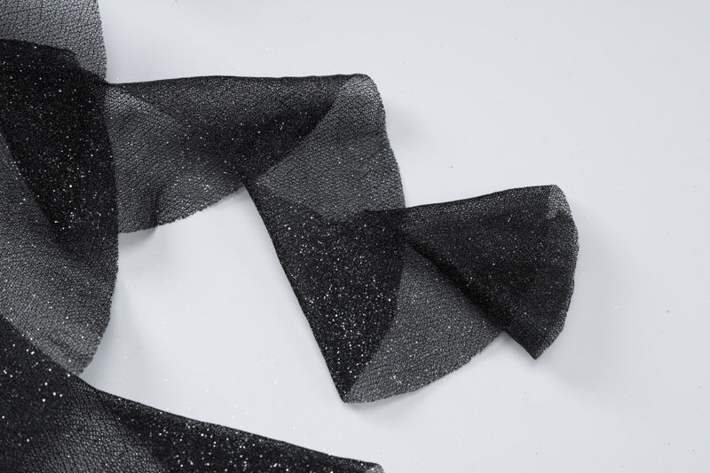 Midnight Sparkle Glitter Dress