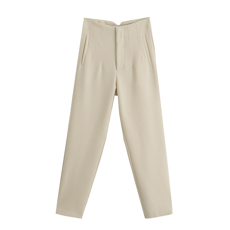 Elegante High Waist Pantalon