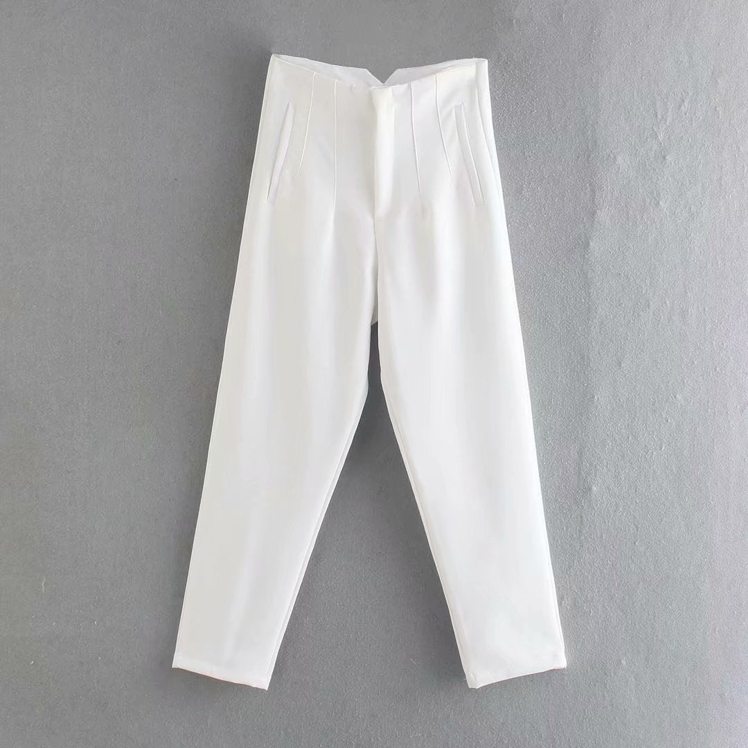 Elegante High Waist Pantalon