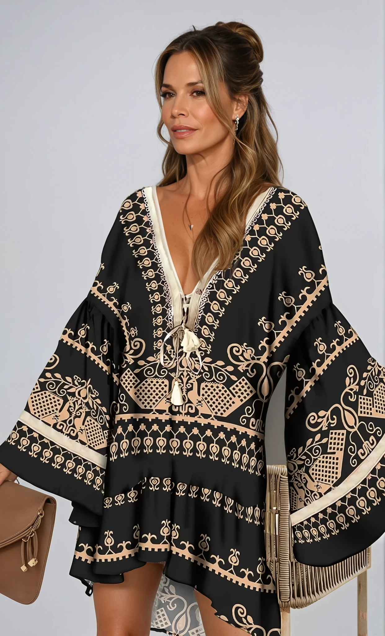 Bloom Bell Sleeve Dress