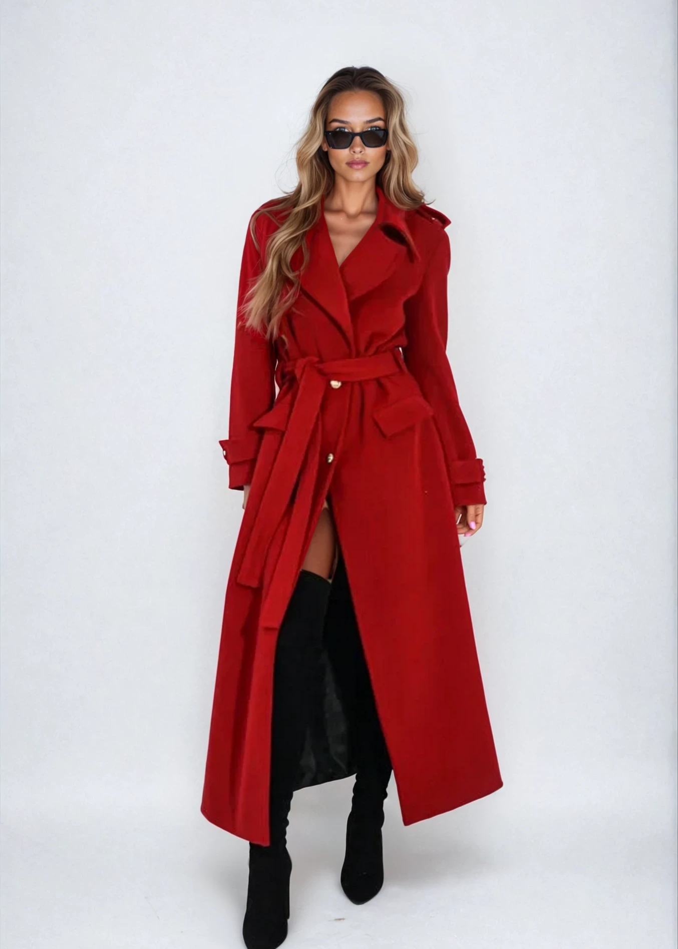 Szykowne długie płaszcze dla kobiet